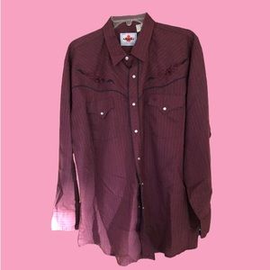 Vintage MWG Men’s Canadian Western Shirt Size XL